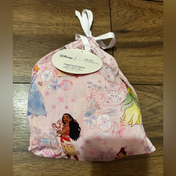 Little Sleepies Other - Little Sleepies Disney Princess Garden Fitted Crib Sheet Standard Crib NWT